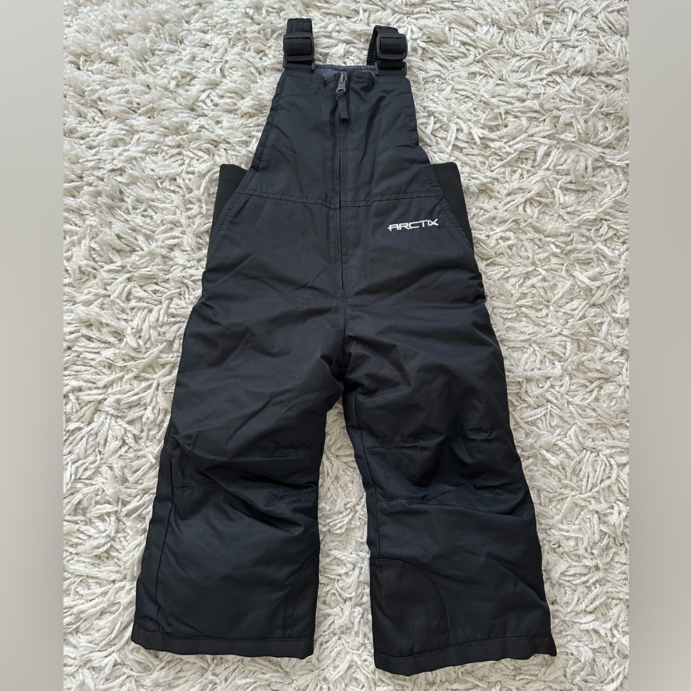 Arctix Kids Black Snow-Bib Overalls